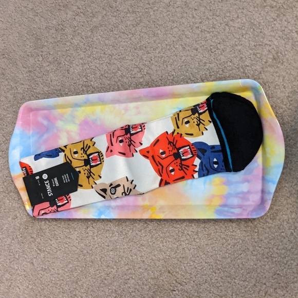 Stance Accessories - Stance casual socks Katya Crew Women's M 8-10.5 NWT Cats